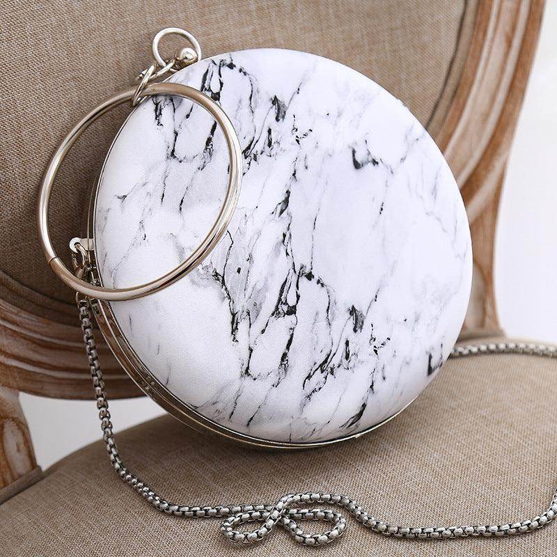 Round women's tote dinner bag 834788581294 - COCOMELODY